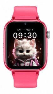 MaxCom FW59 Kiddo 4G Pink 4,7 cm (1.85") IPS 27 mm Cyfrowy 240 x 280 px Ekran dotykowy Różowy GPS 1