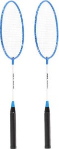 NRZ001 ZESTAW RAKIET NIEBIESKI DO BADMINTONA + LOTKA NILS 3
