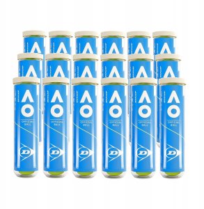 Tennis balls DUNLOP AUSTRALIAN OPEN GrandSlam 4-tube ITF 5
