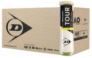 Tennis balls DUNLOP TOUR BRILLIANCE MidRange 4-tube ITF 1