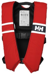 Kamizelka asekuracyjna Helly Hansen Comfort Compact Alert Red Rozmiar:L (70/90) 1