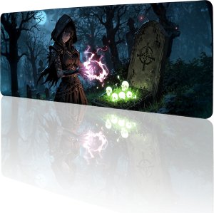 PODKŁADKA POD MYSZ MYSZKĘ Nekromantka Kuro 80x30 TILT XL Wytrzymała 1