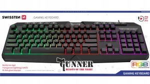 Swissten Gunner Gaming Spēļu Tastatūra 8