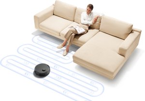 Robot sprzątający Mova E20 by Dreame - Czarny Robot Sprzątający Mopujący Odkurzacz Mop do 175 m2 10