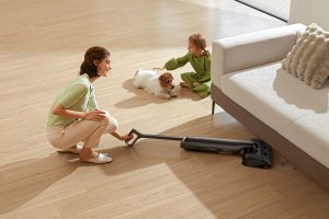 Odkurzacz pionowy Mova M10 by Dreame - Czarny Odkurzacz Pionowy Wet & Dry do Pracay Na Mokro i Sucho - Mop i Odkurzacz 300 W 12