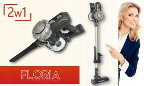 PIONOWY RĘCZNY ODKURZACZ BEZPRZEWODOWY CYKLONOWY HEPA 2W1 LED MOCNY 150W 14