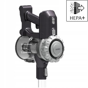 PIONOWY RĘCZNY ODKURZACZ BEZPRZEWODOWY CYKLONOWY HEPA 2W1 LED MOCNY 150W 6