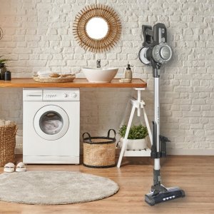 PIONOWY RĘCZNY ODKURZACZ BEZPRZEWODOWY CYKLONOWY HEPA 2W1 LED MOCNY 150W 8