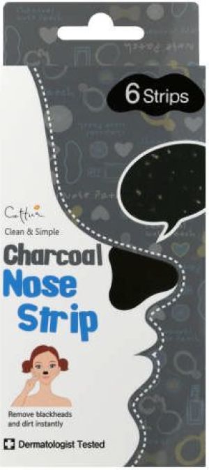 Cettua Charcoal Nose Strip 6 paski na nos z aktywnym węglem 6 szt. 1