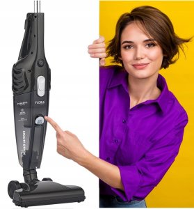 PIONOWY RĘCZNY ODKURZACZ PRZEWODOWY CYKLONOWY 2W1 HEPA MOCNY 800W 16000PA 14