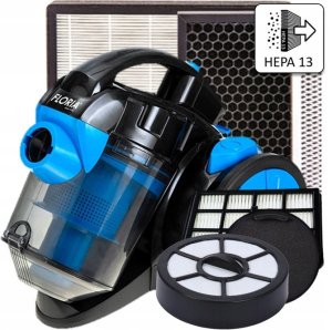 ODKURZACZ BEZWORKOWY CYKLONOWY 1,8L FILTR HEPA 4