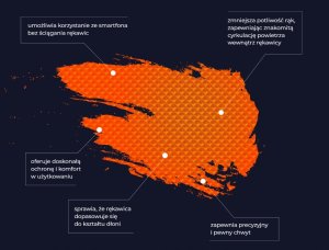 Zarys Gripzzly - Rękawiczki diagnostyczne, nitrylowe, bezpudrowe, czarne -X L 5