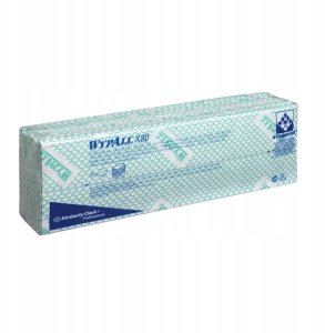 Kimberly Clark WypAll X80 Critical Clean - Składane na pół zielone ściereczki do czyszczenia - 25 sztuk 1
