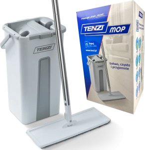 TENZI MOP Płaski Z Wyciskaczem - Mop Z Wiadrem Dwukomorowym 2