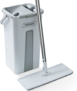 TENZI MOP Płaski Z Wyciskaczem - Mop Z Wiadrem Dwukomorowym 3