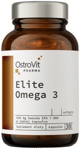 OstroVit Elite omega 3 suplement diety 30 kapsułek 1