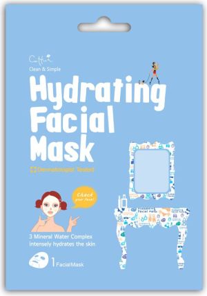 Cettua Hydrating Facial Mask intensywnie nawilżająca maska do twarzy w płacie 1