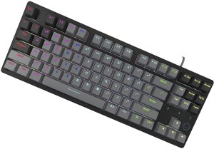 LORGAR Klawiatura Gamingowa Azar 514, przewodowa mechaniczna, RGB, Czarna 3