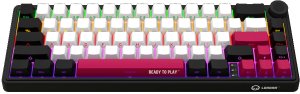 LORGAR KBP70MW, Wireless 65% Mechanical Gaming Keyboard Pro, Black/red, EN layout 4