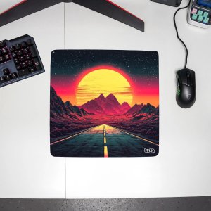 DUŻA PODKŁADKA POD MYSZKĘ Night Drive 30x30 TILT Dla gracza Prezent 3