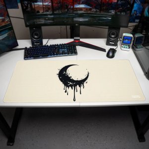 PODKŁADKA POD MYSZKĘ XXL Melting Crescent 90x40 TILT Wytrzymała Duża XXL 2