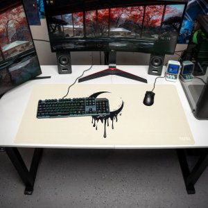 DUŻA PODKŁADKA POD MYSZKĘ Melting Crescent 100x50 TILT XXL Dla gracza 4