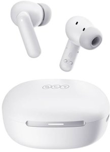 Bezprzewodowe słuchawki dokanałowe TWS QCY MeloBuds HT16 Bluetooth 5.4 HFP, A2DP, AVRCP IPX4 (białe) 4