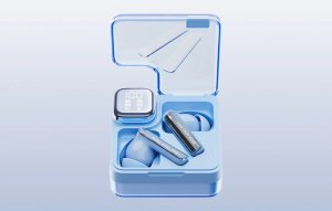 Słuchawki QCY Bezprzewodowe słuchawki dokanałowe TWS MeloBuds Neo T31 (niebieskie) 5