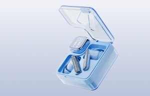 Słuchawki QCY Bezprzewodowe słuchawki dokanałowe TWS MeloBuds Neo T31 (niebieskie) 6