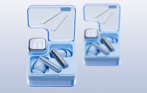 Słuchawki QCY Bezprzewodowe słuchawki dokanałowe TWS MeloBuds Neo T31 (niebieskie) 7