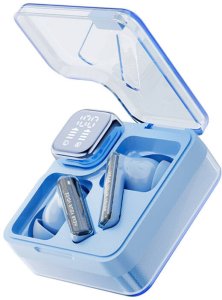 Słuchawki QCY Bezprzewodowe słuchawki dokanałowe TWS MeloBuds Neo T31 (niebieskie) 10