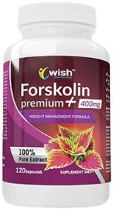 WISH Pharmaceutical Forskolin Premium Plus 400mg 10:1 - 120caps. 1