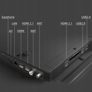 CHiQ U43QM9G TV 43", UHD QLED  Google TV 2