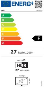 CHiQ L32FM9E TV 32", FHD, LED, metalická bezrámečková, Smart, Google TV, HDR, Chromecast 8