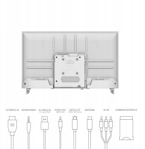 TELEWIZOR THOMSON 32HD2S13W biały HD 3