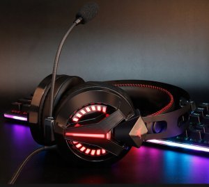 Słuchawki Gamingowe Headset Gracza Pc Ps4 Xbox Led 3