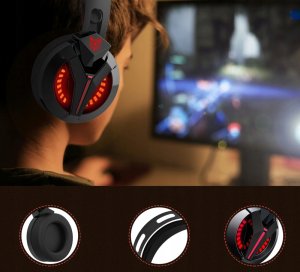 Słuchawki Gamingowe Headset Gracza Pc Ps4 Xbox Led 6