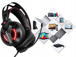 Słuchawki Gamingowe Headset Gracza Pc Ps4 Xbox Led 8