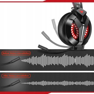 Słuchawki Gamingowe Headset Gracza Pc Ps4 Xbox Led 9