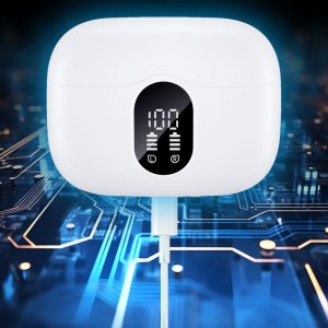 Słuchawki bezprzewodowe douszne TWS Manta Rytmo PRO Białe 10