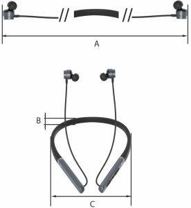 Słuchawki douszne bezprzewodowe Manta Olympic II MNH02 10