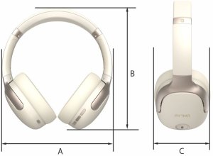 HDP1001CR RYTMO ELEGANCE Słuchawki nauszne kremowe 10