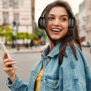 HDP1001BK RYTMO ELEGANCE Słuchawki nauszne czarne 8