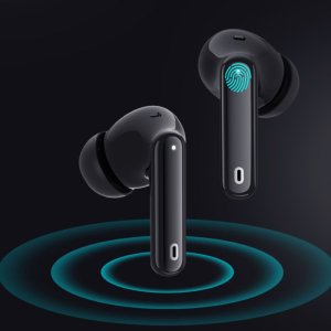 Słuchawki bezprzewodowe douszne TWS Manta Rytmo PRO Czarne 6