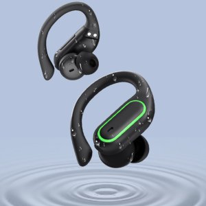 Słuchawki bezprzewodowe sportowe TWS Manta Rytmo Sport MTWS011B Czarne 11