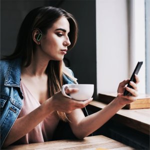 Słuchawki bezprzewodowe sportowe TWS Manta Rytmo Sport MTWS011B Czarne 3