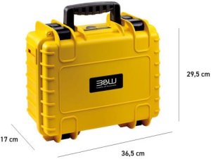 B&W drone.case PP.117 gelb    für DJI Flip 2