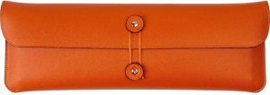 Keychron K7 (65 ) Travel Pouch, bag (orange, made of leather) 1