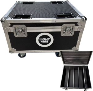 LIGHT4ME VENOM STROBE HEAD CASE 4IN1 solidna skrzynia transportowa na 4 stroboskopy sceniczne 1