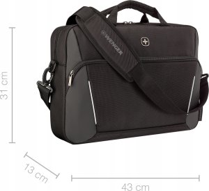 WENGER XE Compact Brief 16 40,64cm 16Zoll Laptop Briefcase with Tablet Pocket Black 8